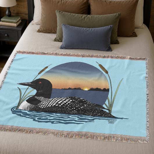 Friedlicher Sterntaucher Sonnenuntergang Blau Wild Decke
