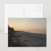 Friedlicher Strand Postkarte (Vorne/Hinten)