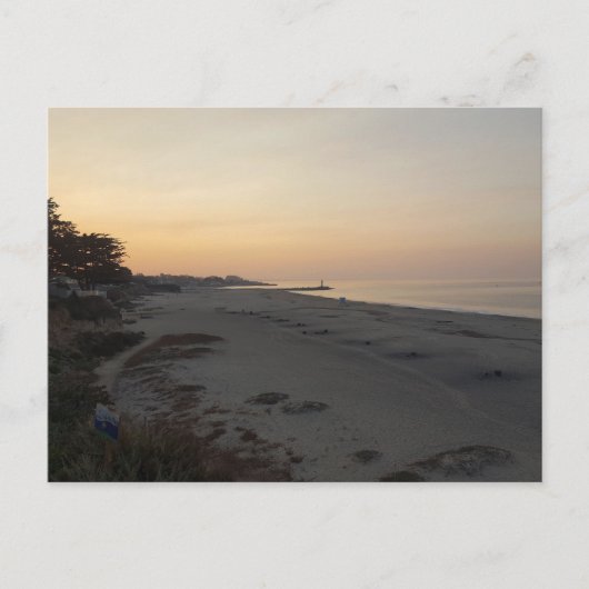 Friedlicher Strand Postkarte (Vorderseite)