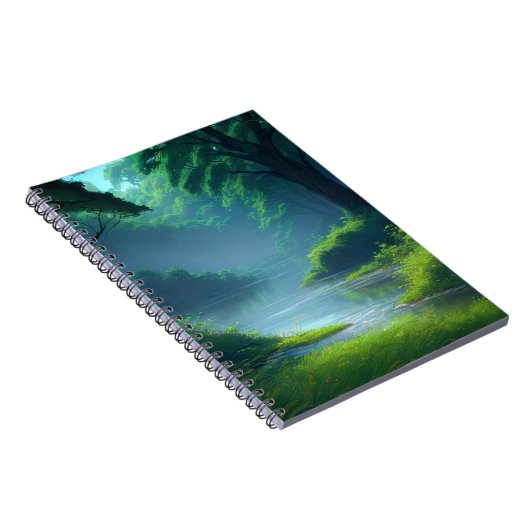 Friedlicher Sumpf im Grünwald Notizblock (Rechte Seite)