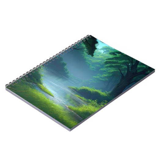 Friedlicher Sumpf im Grünwald Notizblock (Linke Seite)