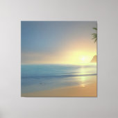 Friedlicher Sunset-Abend Leinwanddruck (Vorderseite)