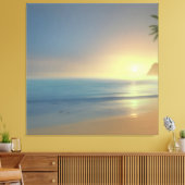 Friedlicher Sunset-Abend Leinwanddruck (Insitu (Wohnzimmer))