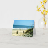 Friedlicher Tag am Strand Karte (Gelbe Blume)