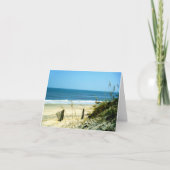 Friedlicher Tag am Strand Karte (Vorderseite)