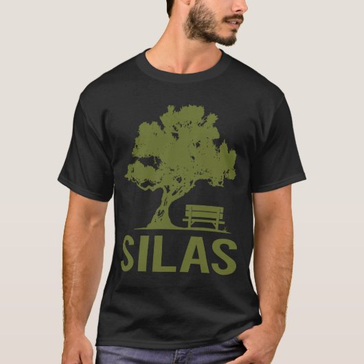 Friedlicher Tag - Name von Silas T-Shirt (Vorderseite)