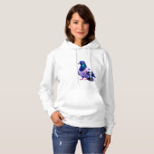 Friedlicher Taubenfrieden Hoodie (Vorne ganz)