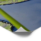Friedlicher Teich Poster (Ecke)