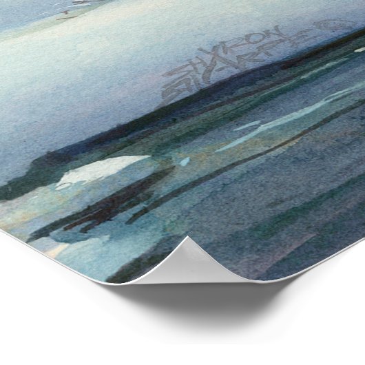 FRIEDLICHER TIPI von SHARON SHARPE Poster (Ecke)