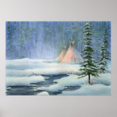 FRIEDLICHER TIPI von SHARON SHARPE Poster (Vorne)