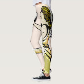 Friedlicher Wächter mit Taube Leggings (Links)