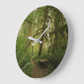 Friedlicher Wald im Nationalpark North Cascades Große Wanduhr (Winkel)