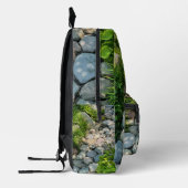 Friedlicher Waldbildsteinweg Bedruckter Rucksack (Links)