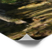 Friedlicher Waldweg Art Orton Art Poster (Ecke)