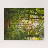 Friedlicher Weg im Wald Puzzle (Horizontal)