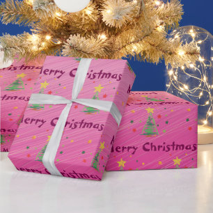Friedlicher Weihnachtsbaum Geschenkpapier