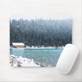Friedlicher Winter (Louise-See) Mousepad (Mit Mouse)