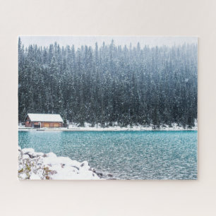 Friedlicher Winter (Louise-See) Puzzle
