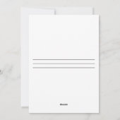 Friedlicher Winter - Weihnachtsard Feiertagskarte (Rückseite)