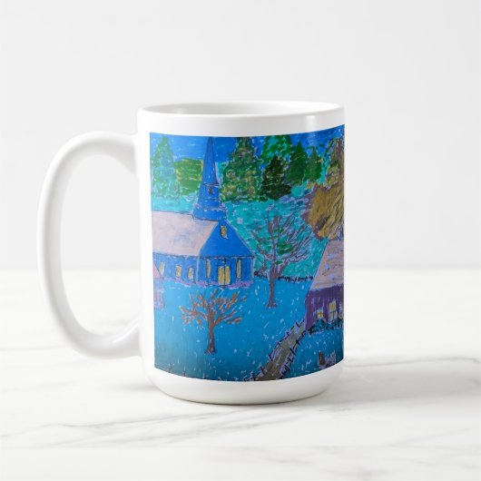 Friedlicher Winterausflug Kaffeetasse (Links)