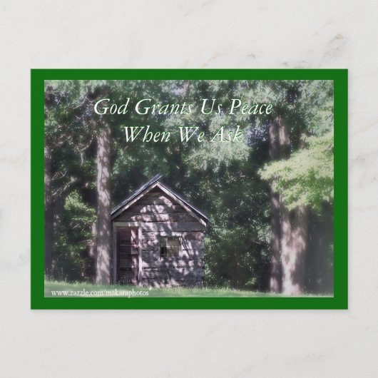 friedlichErmutigendCard anpassen Postkarte (Vorderseite)