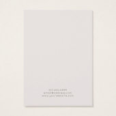 Friedliches Beach-Theme Earring-Display-Karte (Rückseite)