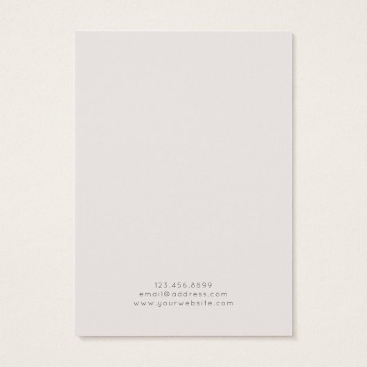 Friedliches Beach-Theme Earring-Display-Karte (Rückseite)