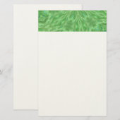 Friedliches Blumen Briefpapier (Vorne/Hinten)
