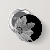 Friedliches Blumen Button (Vorne & Hinten)