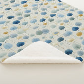 Friedliches Blumengarten-Blumenmuster (2) Sherpadecke (3/4)