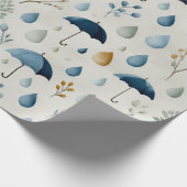 Friedliches Blumengarten-Blumenmuster (3) Geschenkpapier (Ecke)