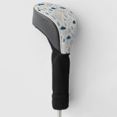 Friedliches Blumengarten-Blumenmuster (3) Golf Headcover (angewinkelt)