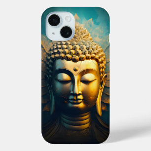 Friedliches Buddha Face Gold Art Antiquitätenposte Case-Mate iPhone Hülle