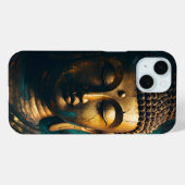 Friedliches Buddha Face Gold Case-Mate iPhone Hülle (Rückseite (Horizontal))