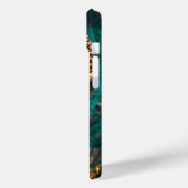 Friedliches Buddha Face Gold Case-Mate iPhone Hülle (Rückseite / Links)