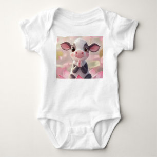 Friedliches Cala on Lotus - Baby Bodysuit Strampler