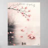 Friedliches Cherry Blossom und Poster der Teich-Ar (Vorne)