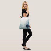 Friedliches Design der wasserseitigen Meditation Tasche (Am Model)
