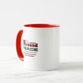 Friedliches Design Tasse (Vorderseite Links)