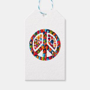 Friedliches Diversity Global Unity Peace Sign Desi Geschenkanhänger