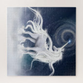 Friedliches Einhorn Puzzle (Horizontal)