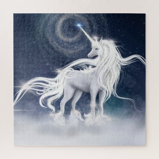 Friedliches Einhorn Puzzle (Vertikal)