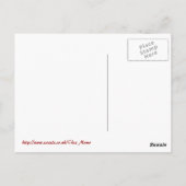 Friedliches Englisch Postkarte (Rückseite)