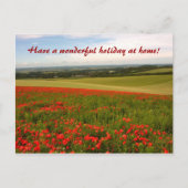 Friedliches Englisch Postkarte (Vorderseite)