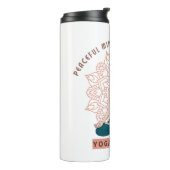 Friedliches Friedliches Leben Thermosbecher (Nach links gedreht)