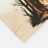 "Friedliches Funkdesign" Fleecedecke (Ecke)