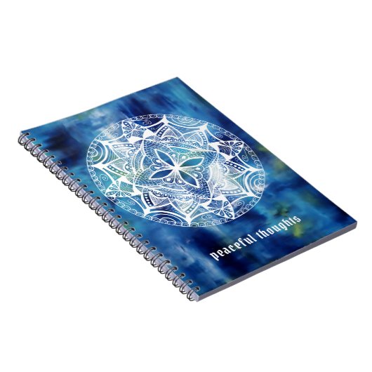 Friedliches Gedanken-Notizbuch Notizblock (Rechte Seite)