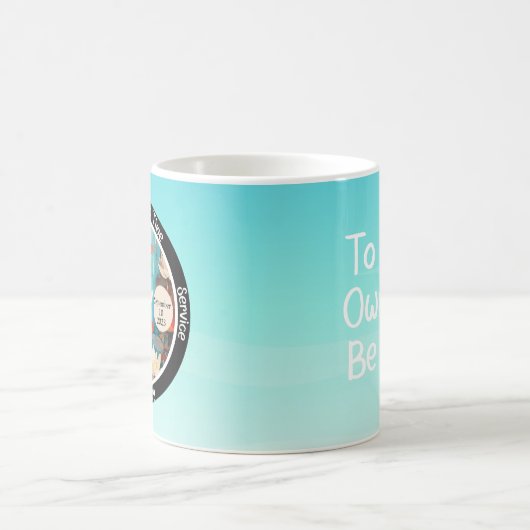Friedliches Geschenk von Lotus Custom Sobriety Mei Kaffeetasse (Mittel)