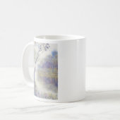 Friedliches Gloom Wasserfarbenwelt Landschaft Kaffeetasse (Vorderseite Links)