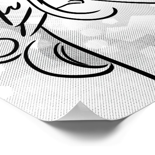 Friedliches Herz Poster (Ecke)